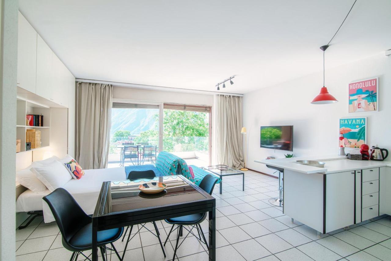 Panoramic Studio By Quokka 360 - Open Space Apartment With Terrace Лугано Экстерьер фото